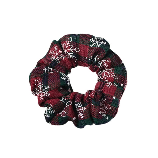 Details about   Fashion Plaid Hair Band Elastic Scrunchies Hair Ties Accessories Ponytail Holder